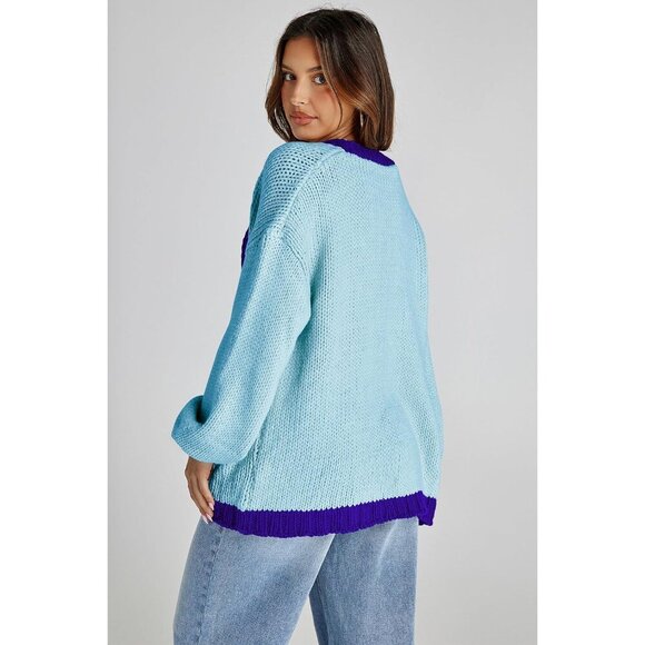 Women's Oversized Chunky Knit Cardigan Sweater Open Front Fall Coatigan - Picture 5 of 7